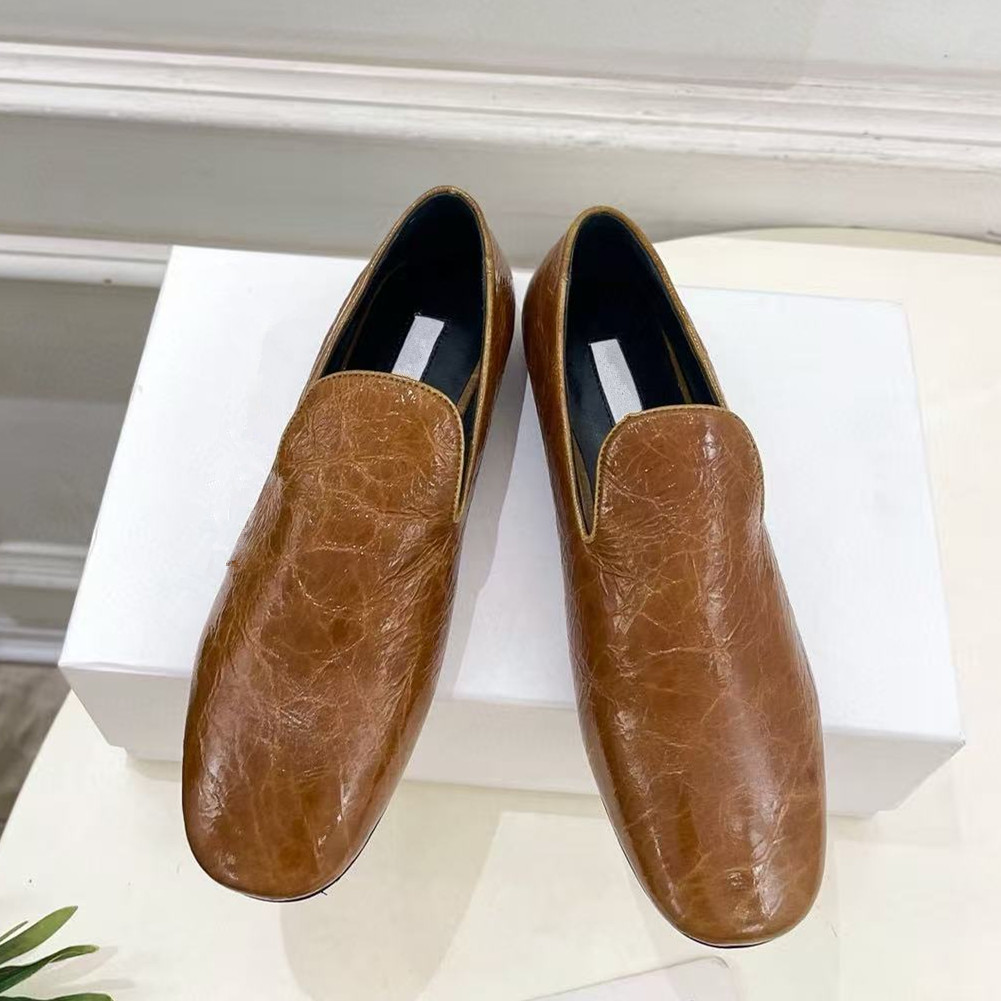 Women'S Shoes Loafers Black - 2026 new black genuine leather loafers