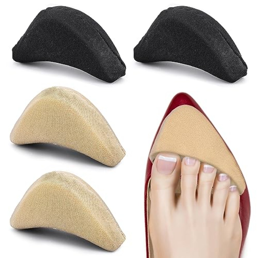 Women Shoes For Big Feet - 2 Pairs Soft Sponge Adjustable Shoe