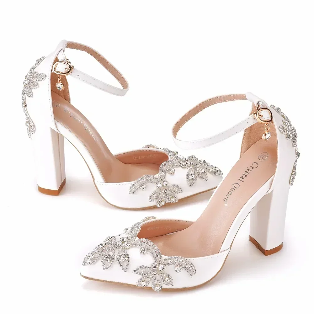 Women Shoes Black - 2026 Thick Heel Pointed Toe Shoes