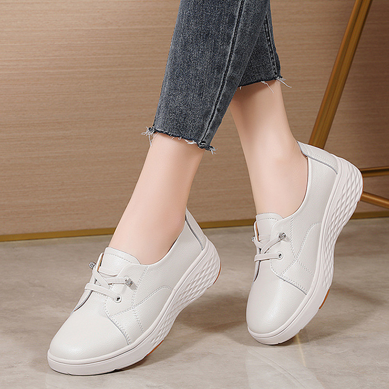 Women'S Shoes For Work - Spring Autumn Women Comfortable White Shoes