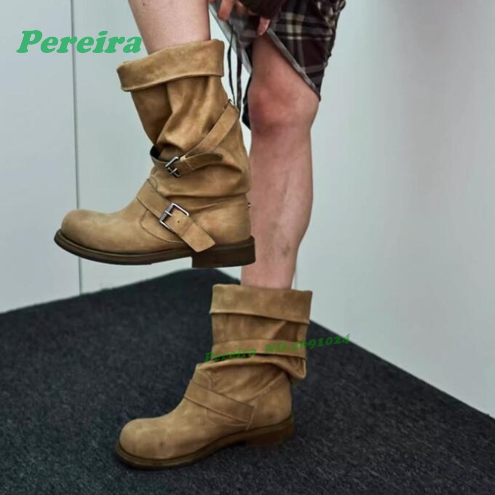 Belt-Buckled Pleated Gladiator - Women'S Shoes For Work ulasan dan harga