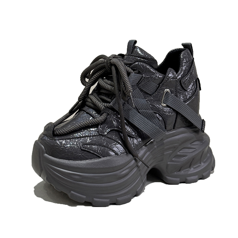 9CM Women Chunky Sneakers New  - Wedge Heeled Sneaker ulasan dan harga