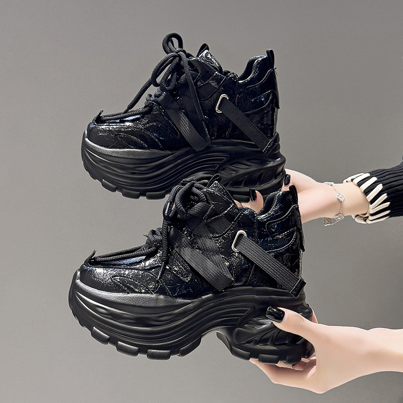 9CM Women Chunky Sneakers New  - Wedge Heeled Sneaker ulasan dan harga