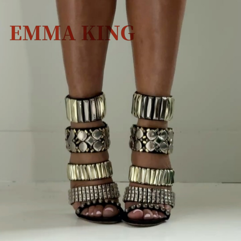 Black Embellished Ankle Strap  - Platform Mule Heel ulasan dan harga
