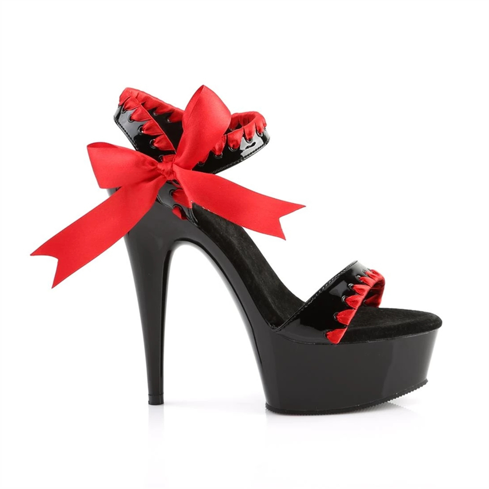 Neo Gothic Heels 15cm - Black  - Wide Fit Heels ulasan dan harga