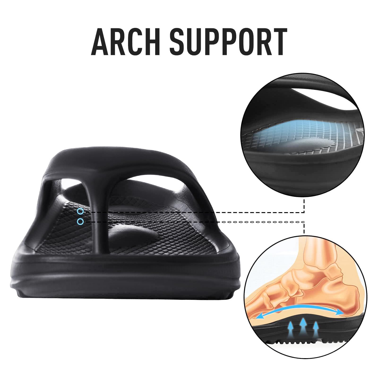 Litfun Orthopedic Flip Flops F - Women'S Shoes For Plantar Fasciitis ulasan dan harga