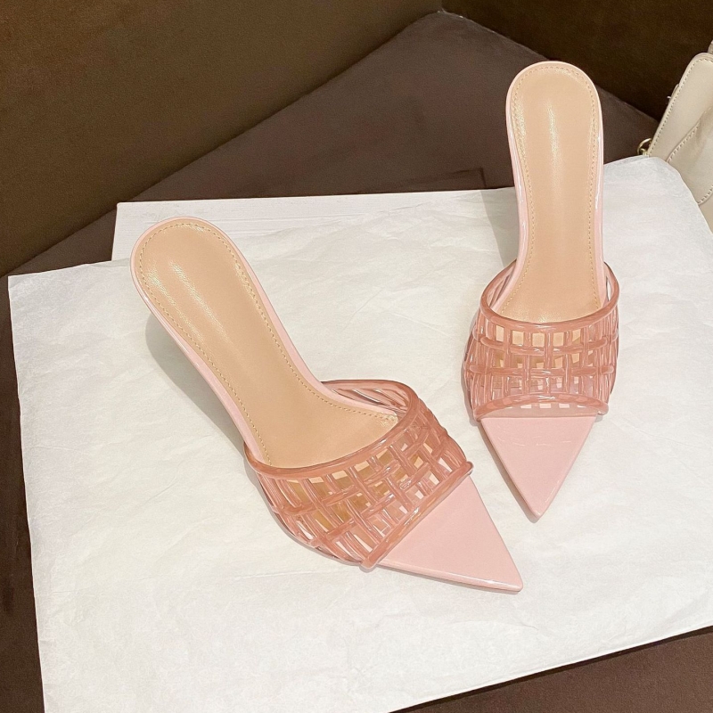 New Summer Women's Pointed Sti - Platform Mule Heel ulasan dan harga