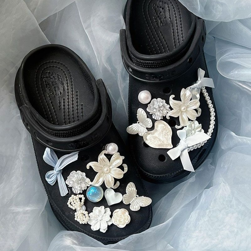 Ribbon Butterfly Elegant Croc  - Croc Style Clog ulasan dan harga