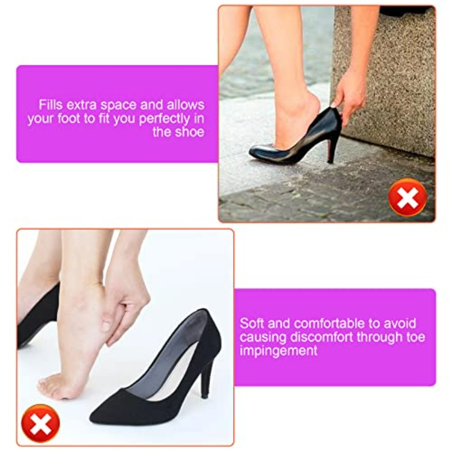 2 Pairs Soft Sponge Adjustable - Women Shoes For Big Feet ulasan dan harga