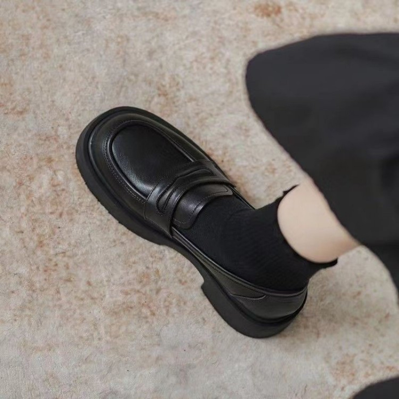Women Black/Reddish Brown Plat - Women'S Shoes Loafers Black ulasan dan harga