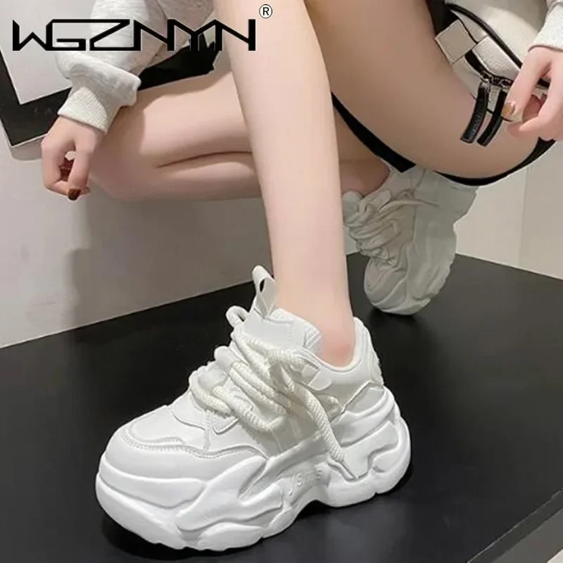 NEW 2025 Women High Platform C - Wedge Heeled Sneaker ulasan dan harga