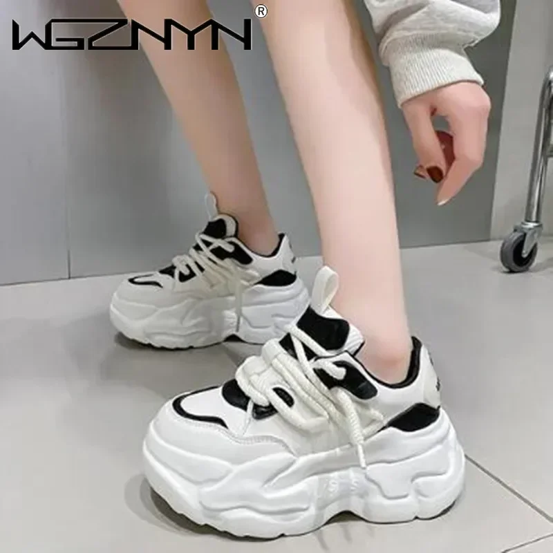 NEW 2025 Women High Platform C - Wedge Heeled Sneaker ulasan dan harga