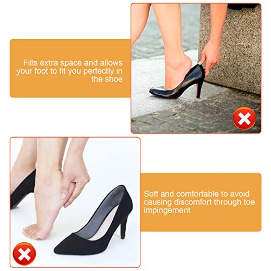 2 Pairs Soft Sponge Adjustable - Women Shoes For Big Feet ulasan dan harga