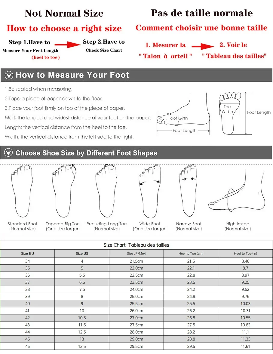 【Measure Your Feet Length Befo - Women Shoes For Big Feet ulasan dan harga