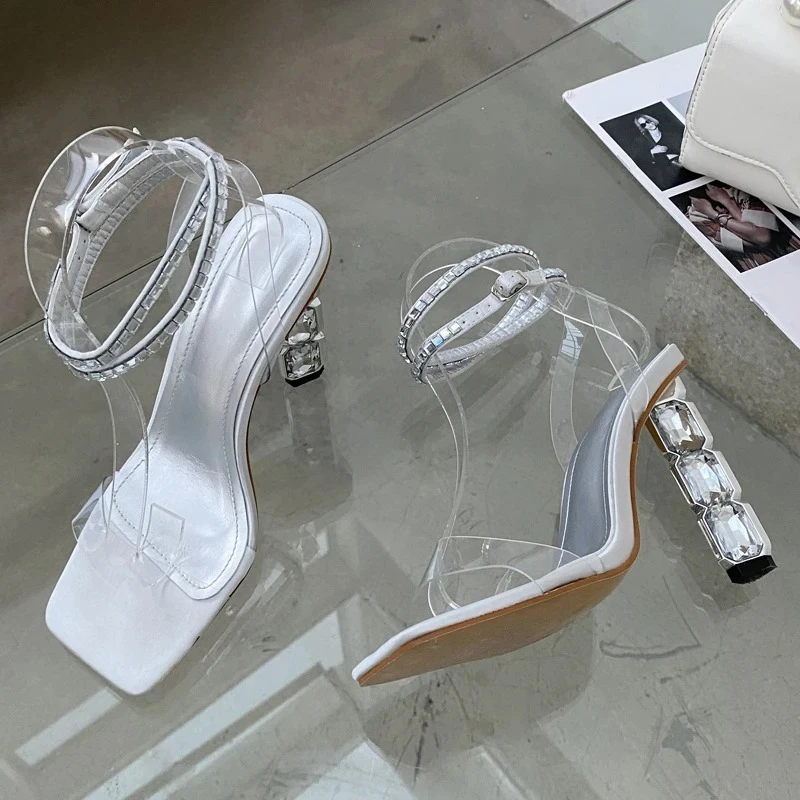 Aneikeh Sexy Sparkly Stacked C - Wide Fit Heels ulasan dan harga