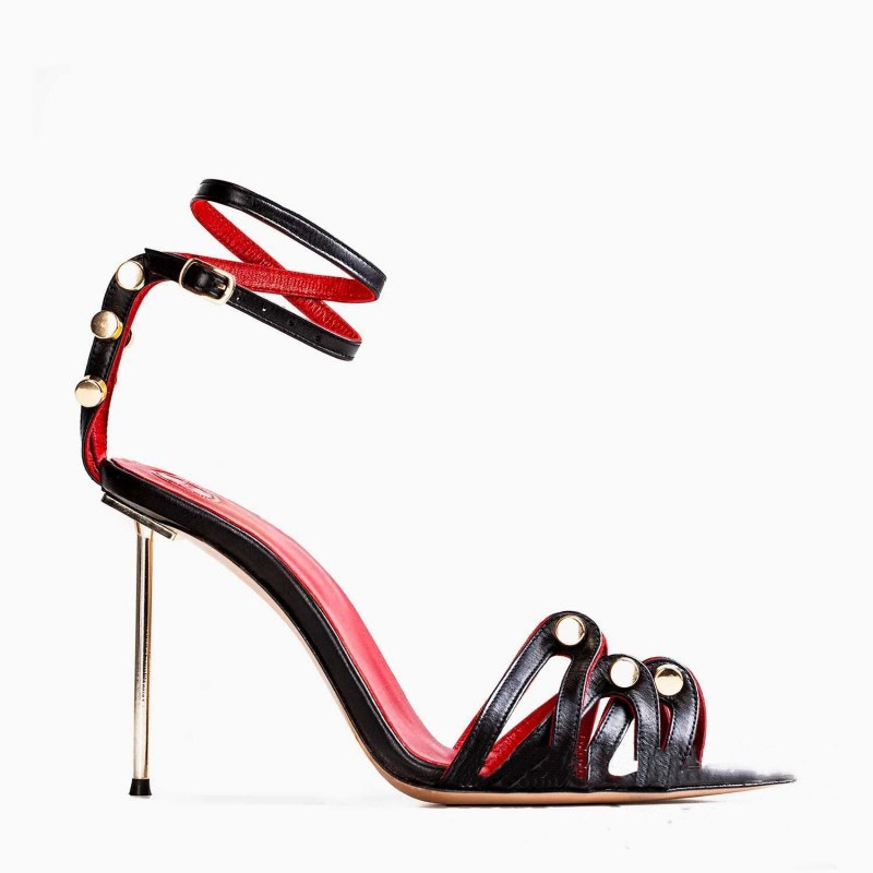 Roman Strap Slim High Heels Fa - Wide Fit Heels ulasan dan harga