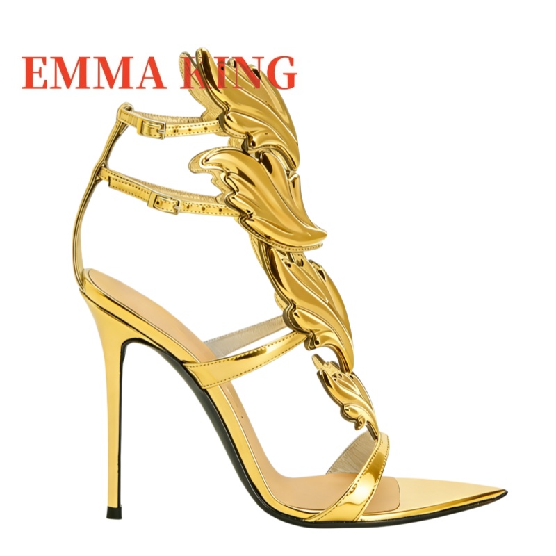 Women's Metallic Winged High H - Metallic Heel Sandal ulasan dan harga