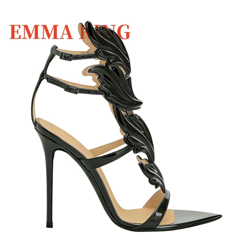 Women's Metallic Winged High H - Metallic Heel Sandal ulasan dan harga
