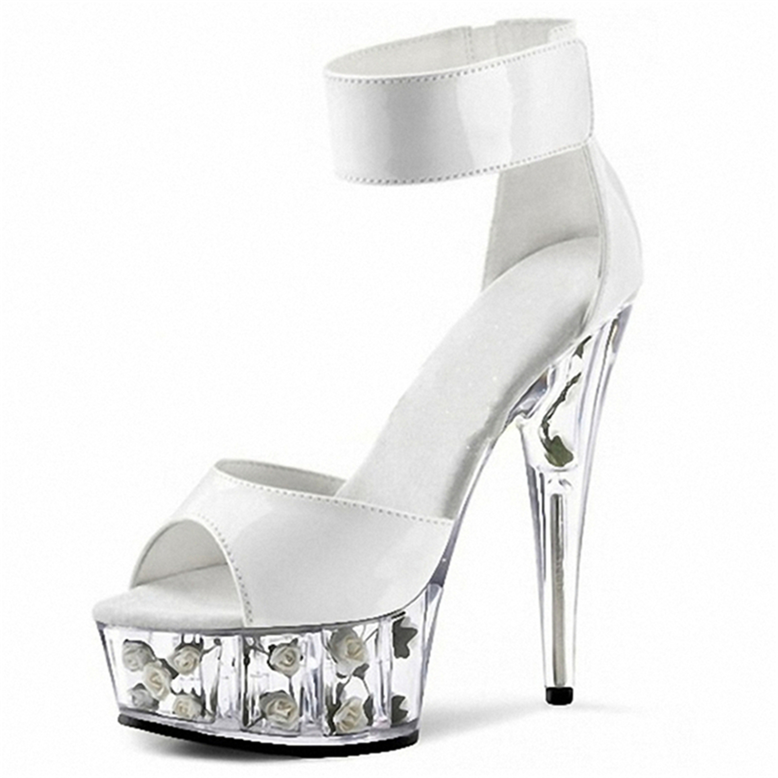 Neo Gothic Heels 15cm - Black  - Wide Fit Heels ulasan dan harga