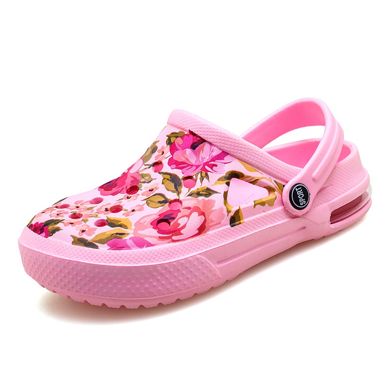 Summer Women Floral Graffiti C - Croc Style Clog ulasan dan harga