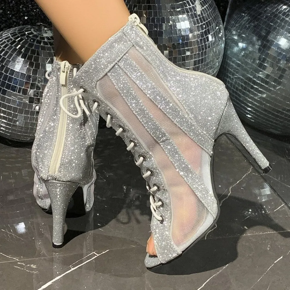 2026 Fashion Round Toe Open To - Platform Mule Heel ulasan dan harga