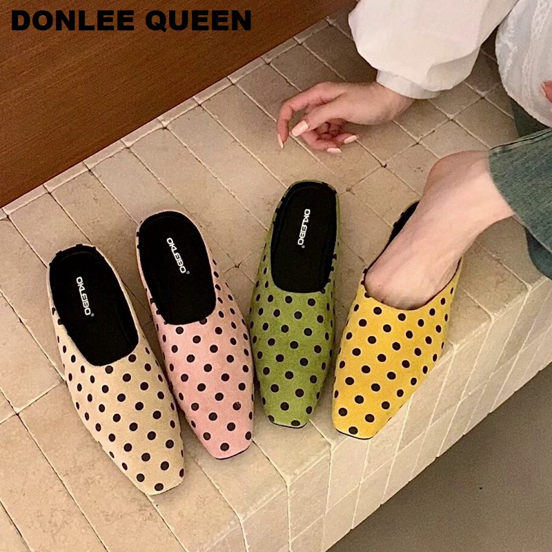 2026 New Summer Slides Mules S - Ballet Flat Women ulasan dan harga