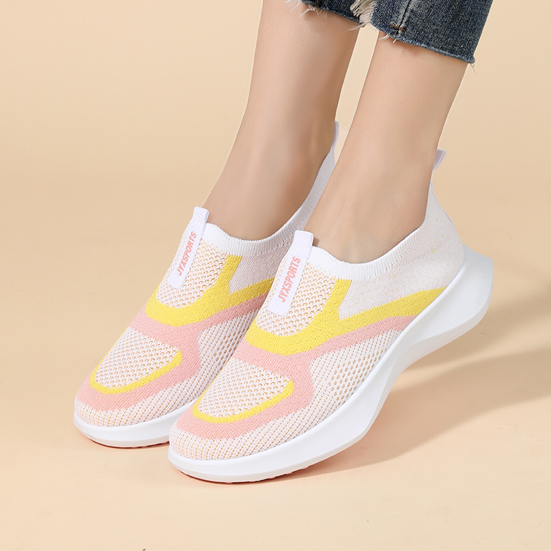 Women Mesh Knit Slip-On Traine - Women Shoes Qc ulasan dan harga