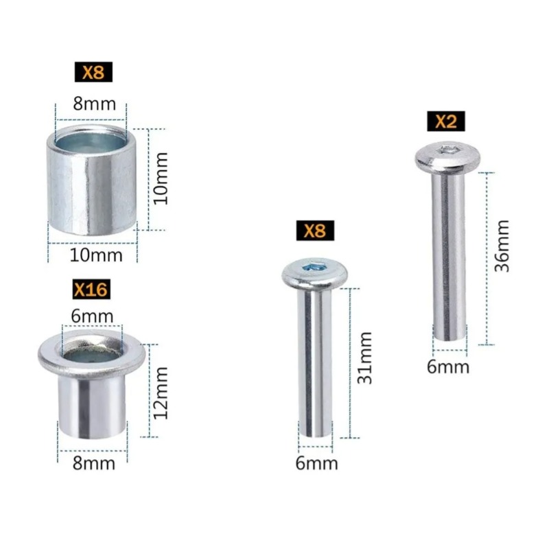 Roller Skates Parts Axle Male  - Women Shoes Qc ulasan dan harga