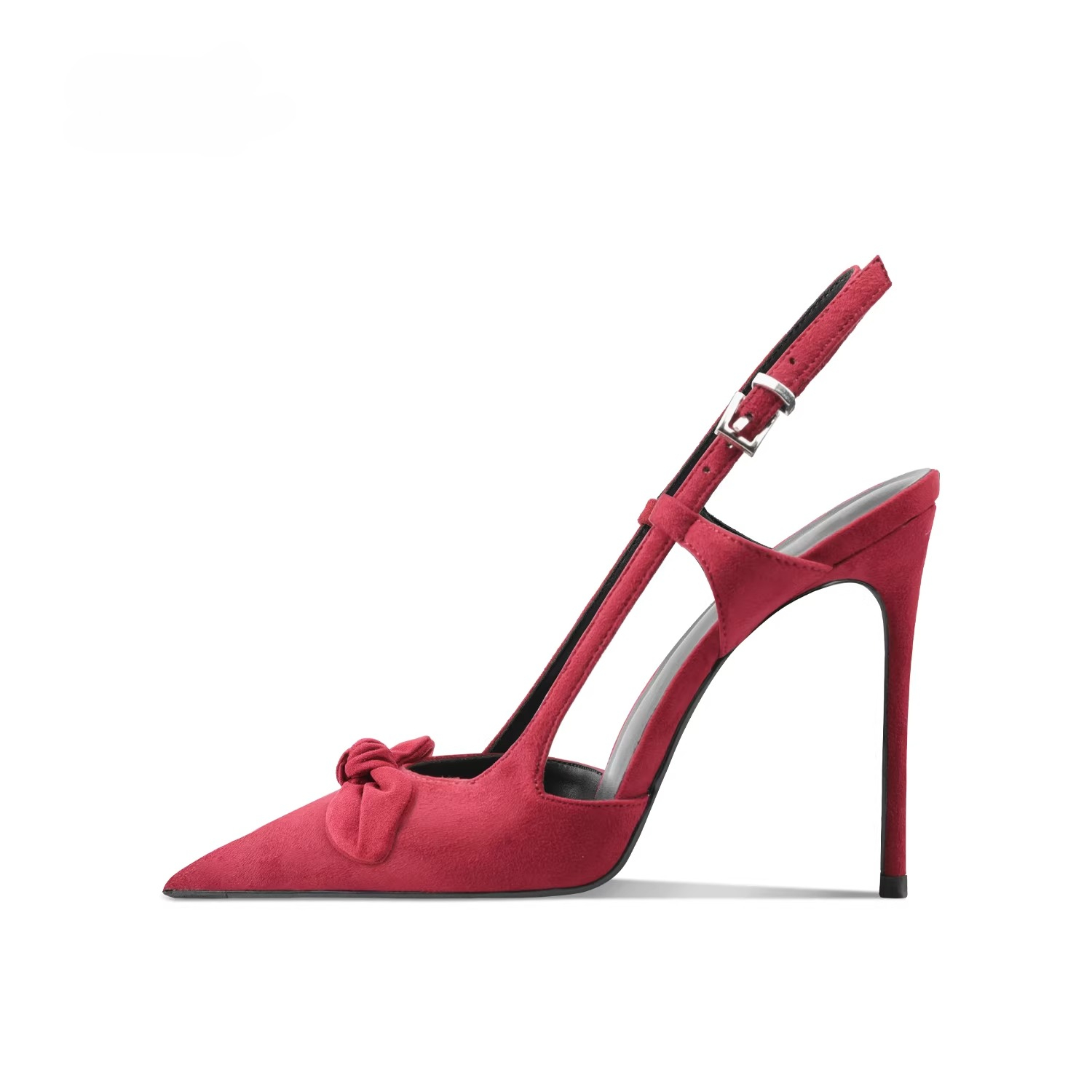 Bow Suede Heels New Summer Poi - Platform Mule Heel ulasan dan harga