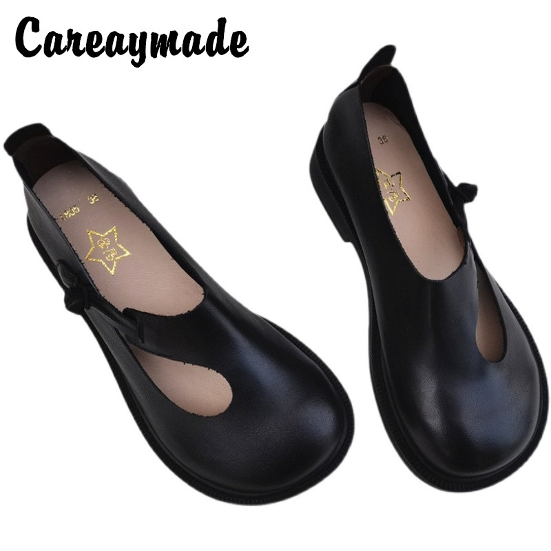 Careaymade-Genuine leather big - Women'S Shoes Toms ulasan dan harga