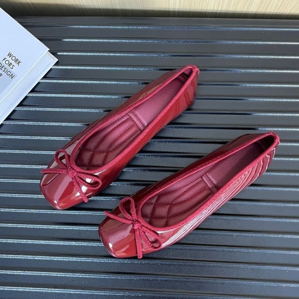 Women Nude Pink Patent Leather - Women Shoes Elegant ulasan dan harga