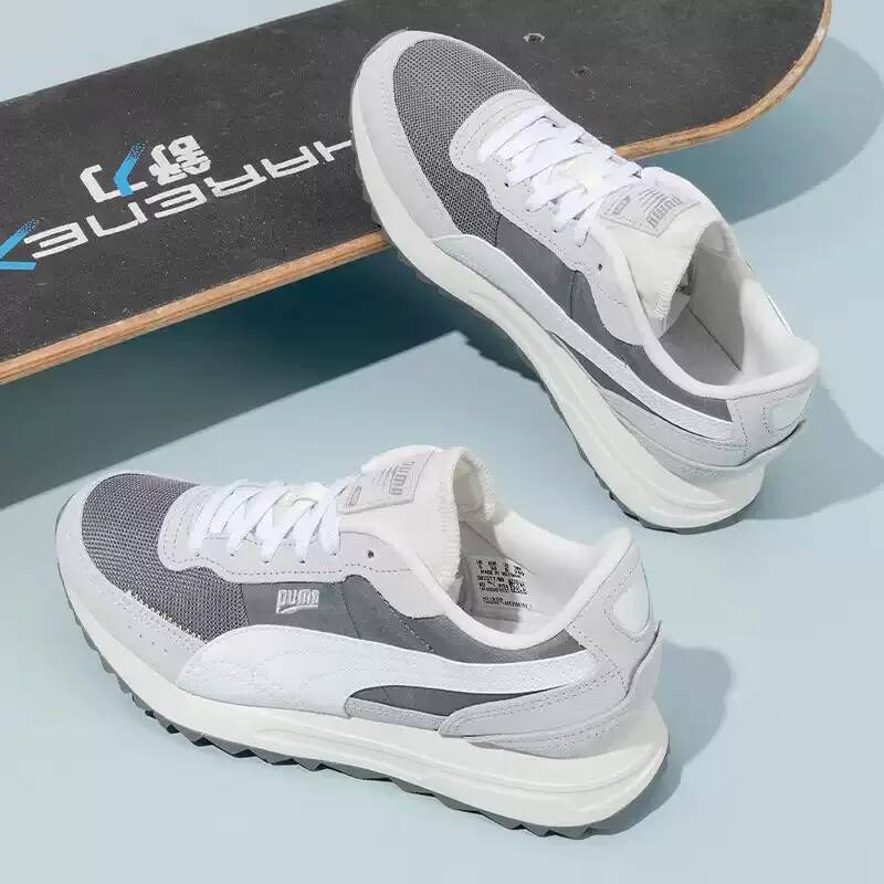 PUMA Men White Black Low Top S - Women Shoes Zoom ulasan dan harga