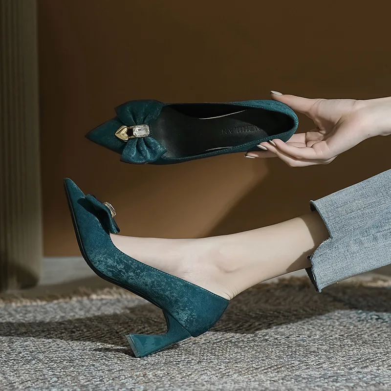 Size 30-44 Pointed 7cm High He - Women'S Shoes Professional ulasan dan harga
