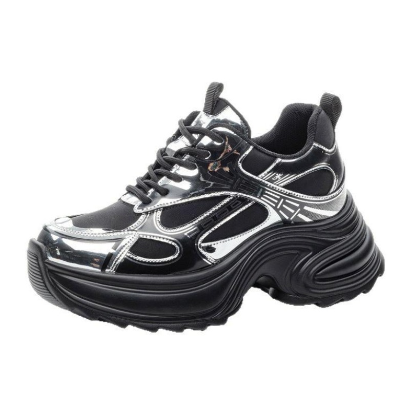 9CM Chunky Sneakers for Women  - Wedge Heeled Sneaker ulasan dan harga