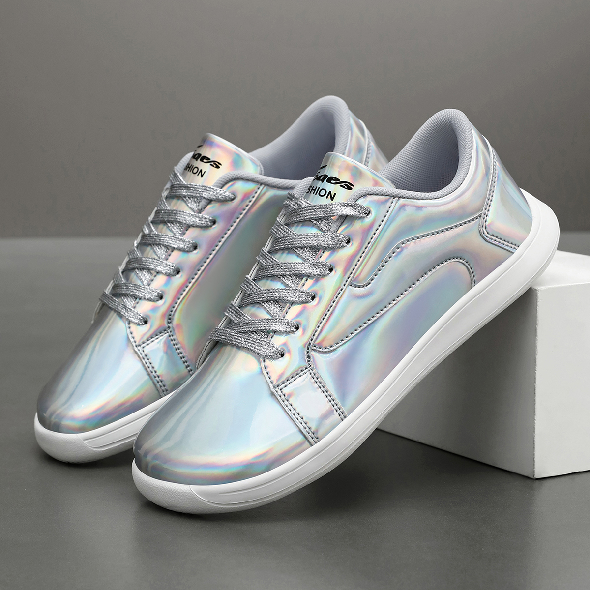 Women Iridescent Wide Toe Box  - Women'S Shoes With Wide Toe Box ulasan dan harga