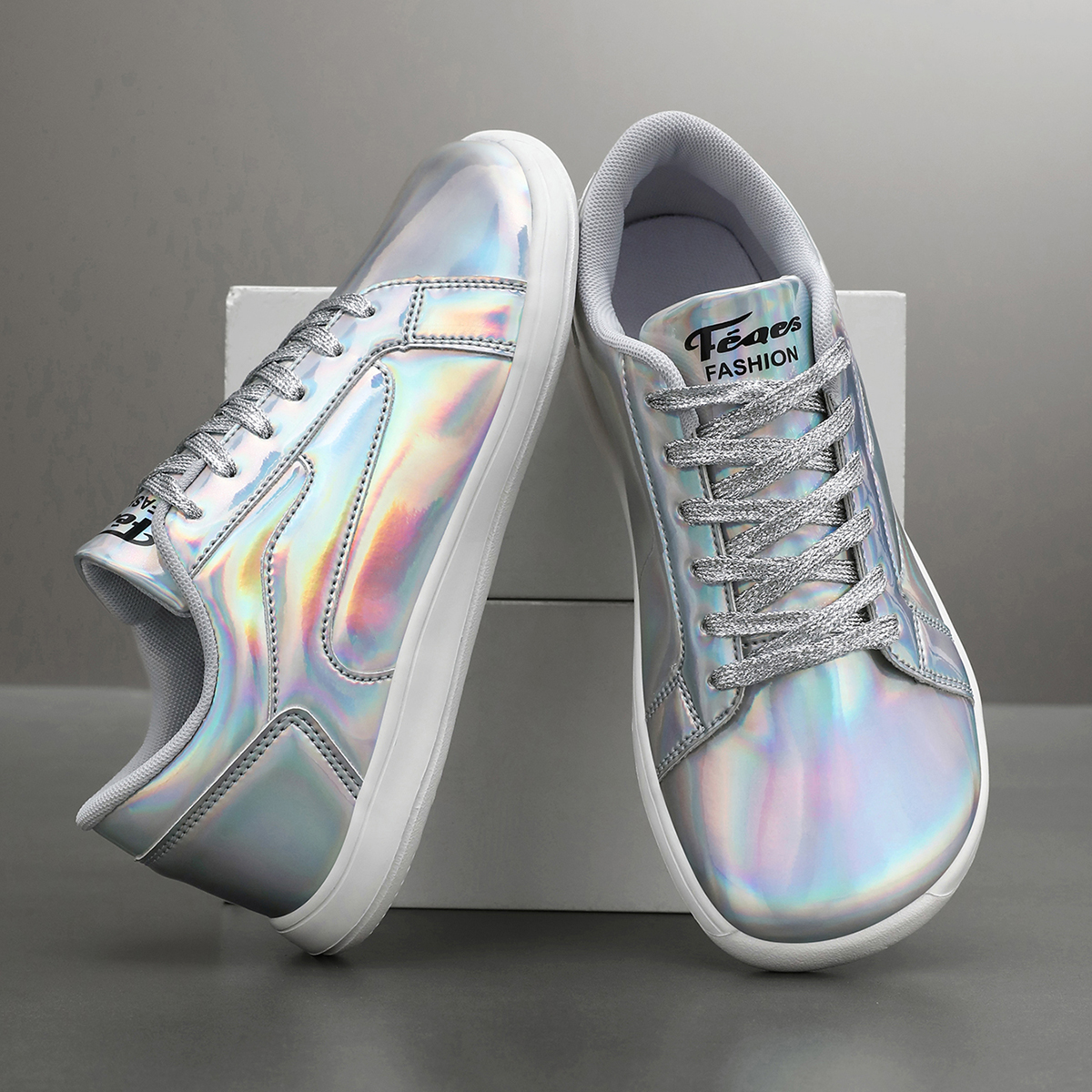 Women Iridescent Wide Toe Box  - Women'S Shoes With Wide Toe Box ulasan dan harga