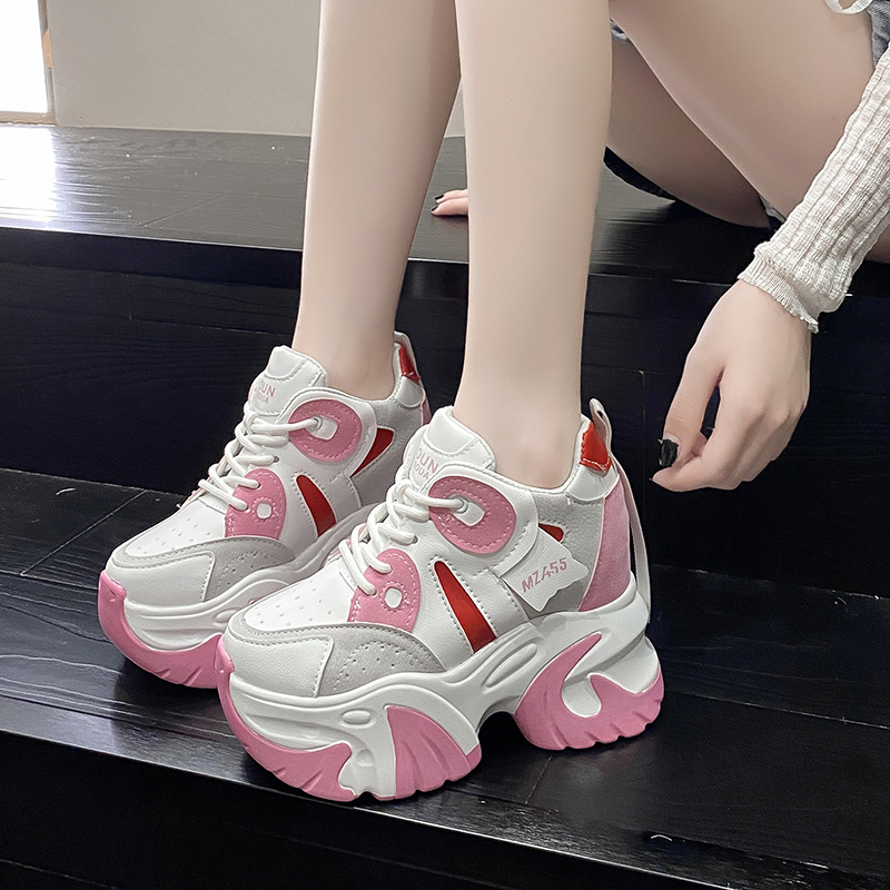 Women Walking Sneakers New Aut - Wedge Heeled Sneaker ulasan dan harga