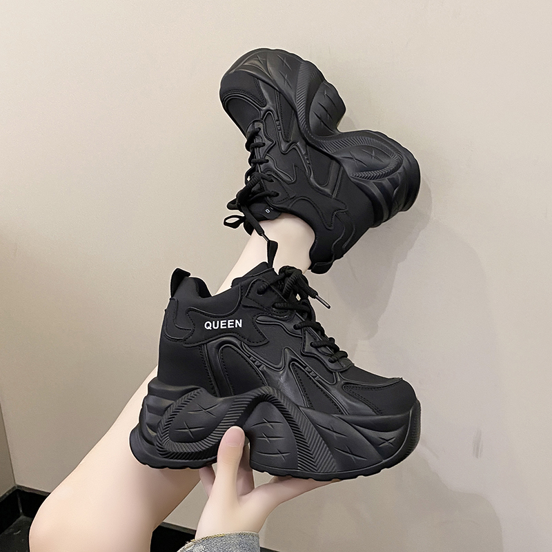 Autumn Winter Warm Chunky Snea - Wedge Heeled Sneaker ulasan dan harga