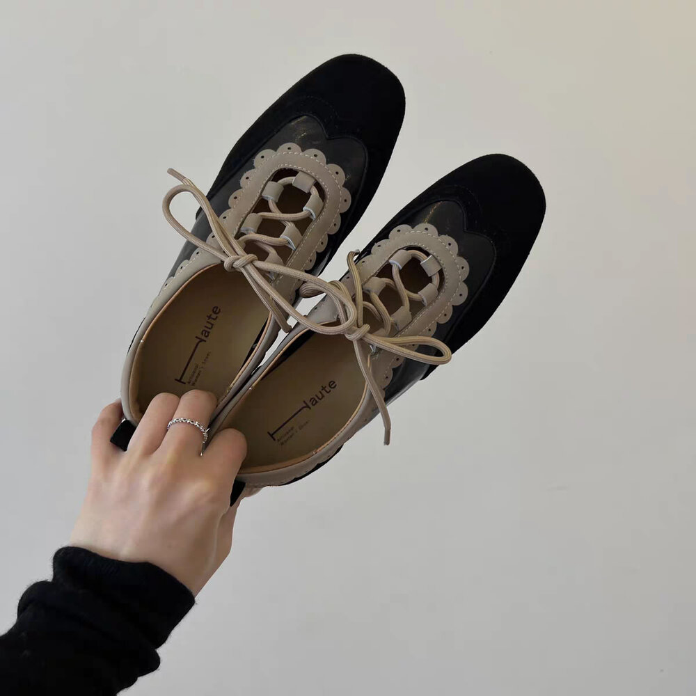 Women's Retro Scalloped Brogue - Women Shoes Elegant ulasan dan harga