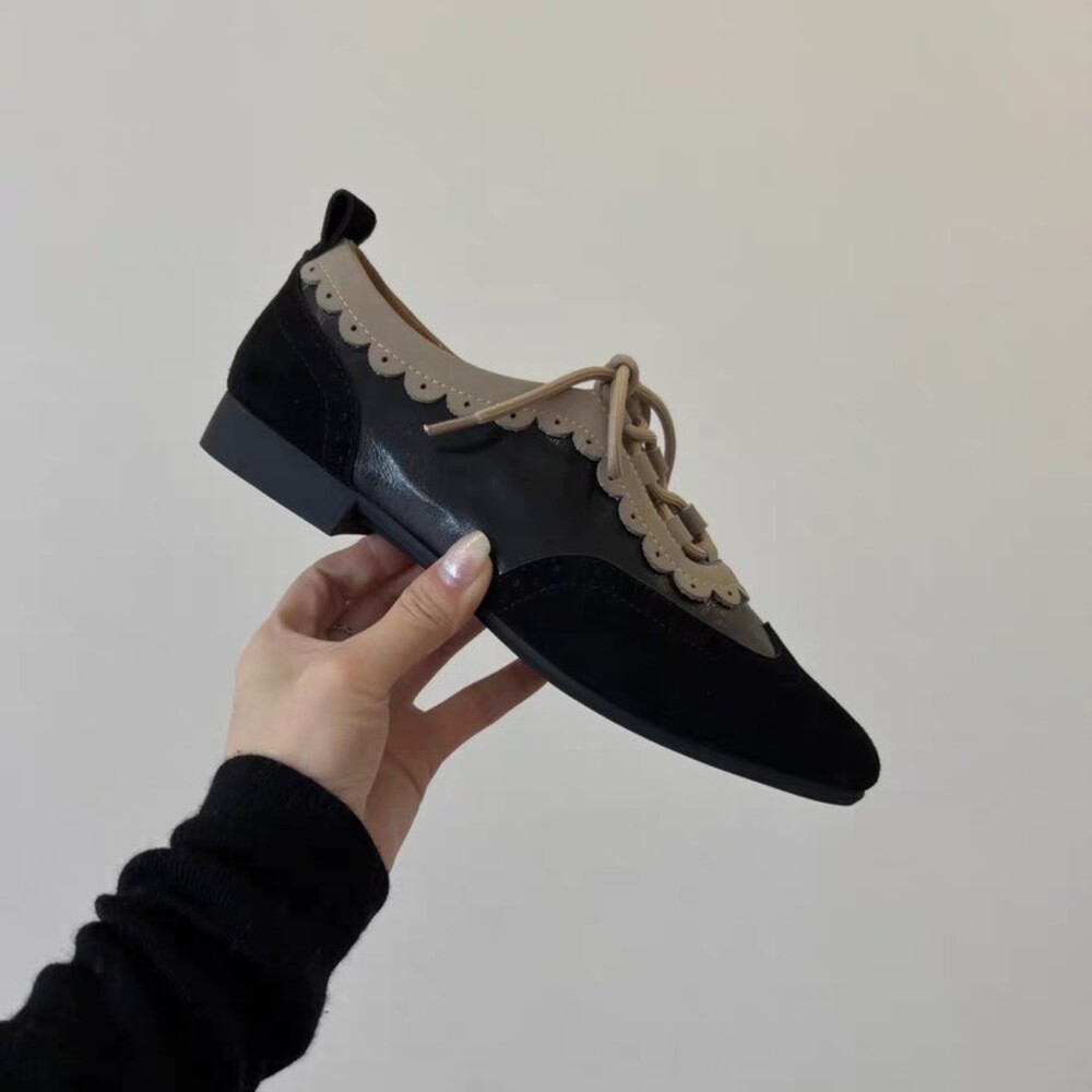 Women's Retro Scalloped Brogue - Women Shoes Elegant ulasan dan harga