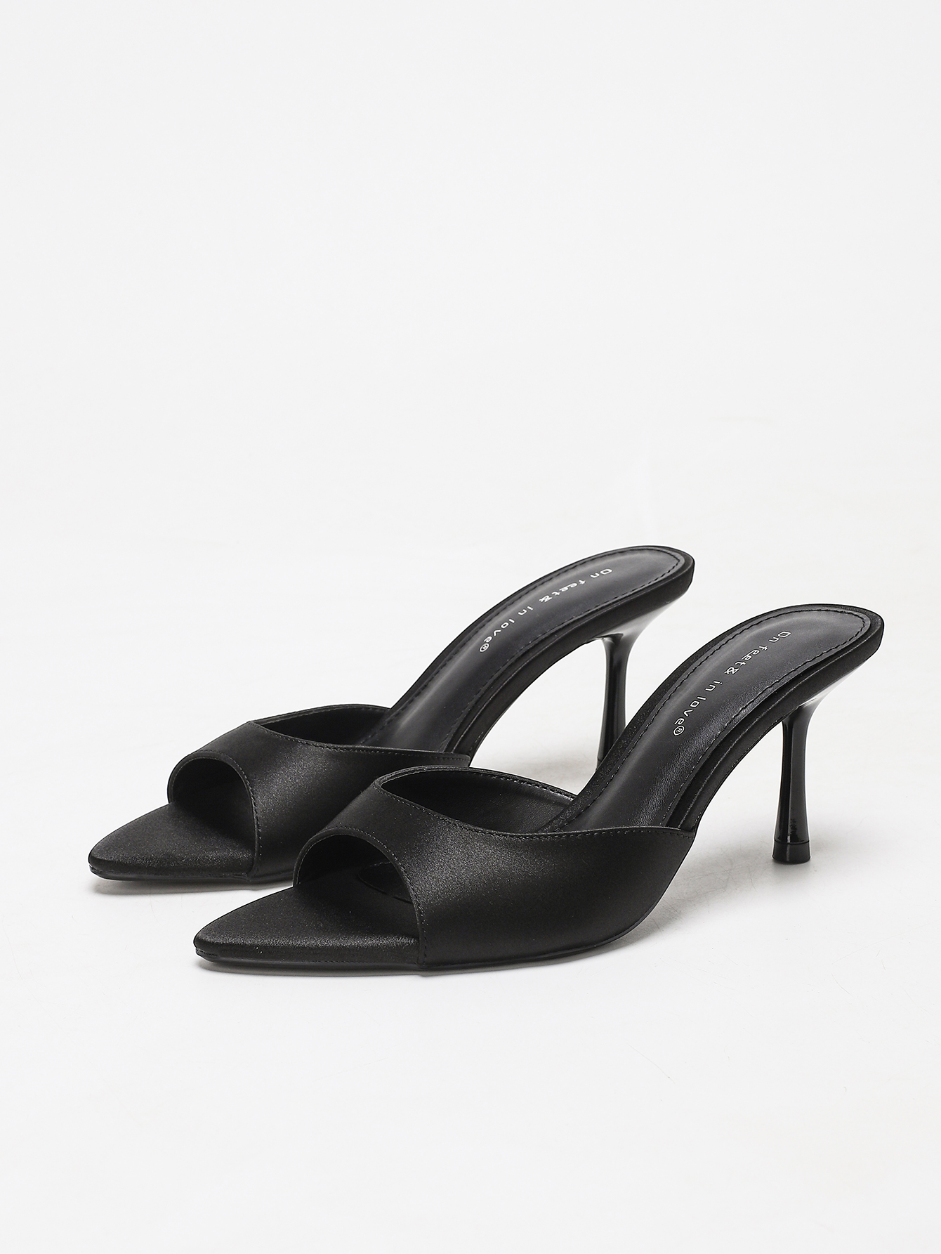 Women's Satin Pointed Toe Stil - Platform Mule Heel ulasan dan harga
