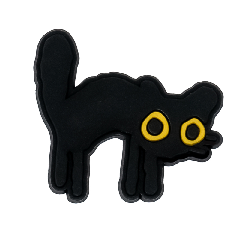 9Pcs Tblack catr Croc Charms S - Croc Style Clog ulasan dan harga