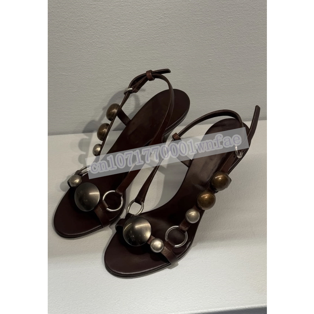 Women Brown Leather Slingback  - Platform Mule Heel ulasan dan harga