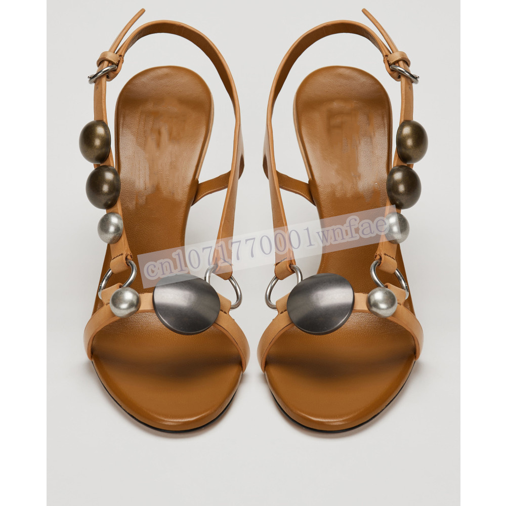 Women Brown Leather Slingback  - Platform Mule Heel ulasan dan harga