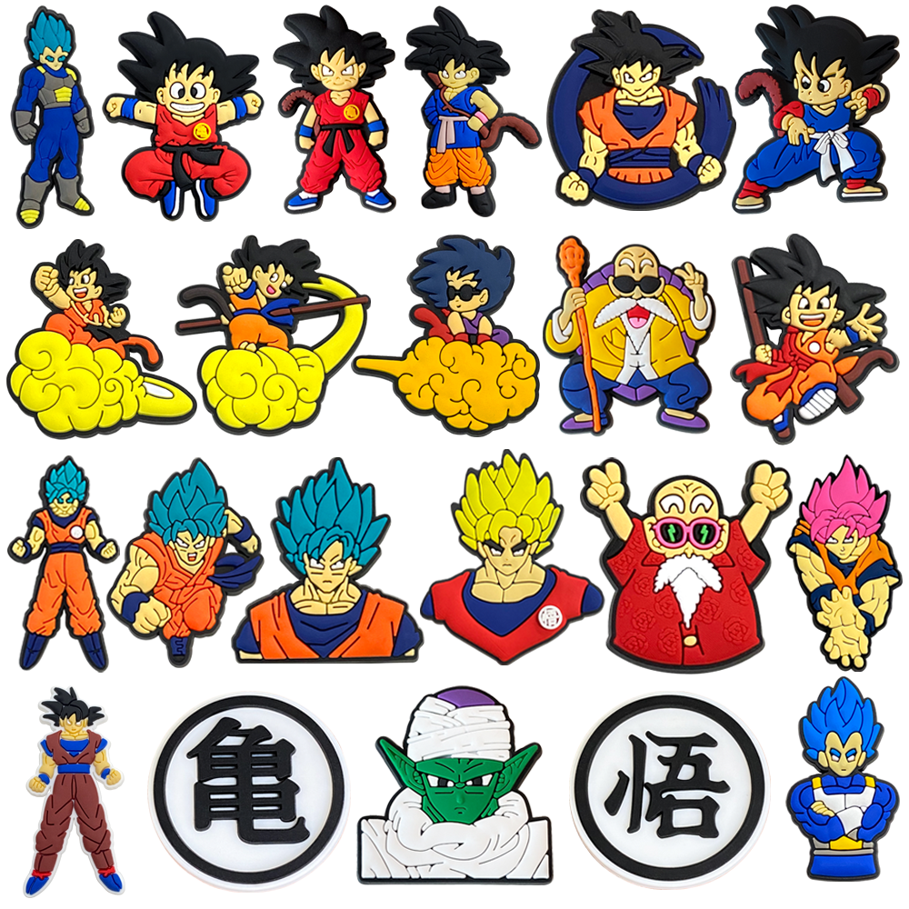 22pcs Dragon Ball Series Shoe  - Croc Style Clog ulasan dan harga