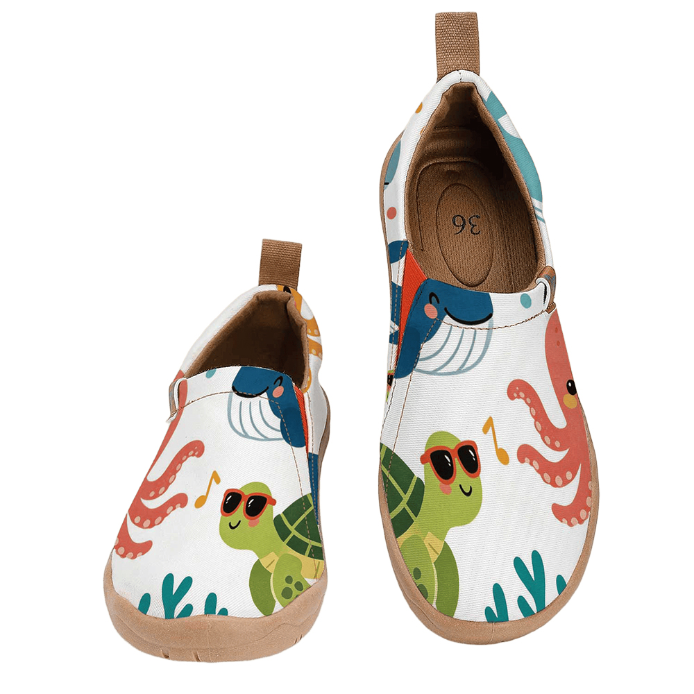 Women's Wide Toe Box Fun Carto - Women'S Shoes With Wide Toe Box ulasan dan harga