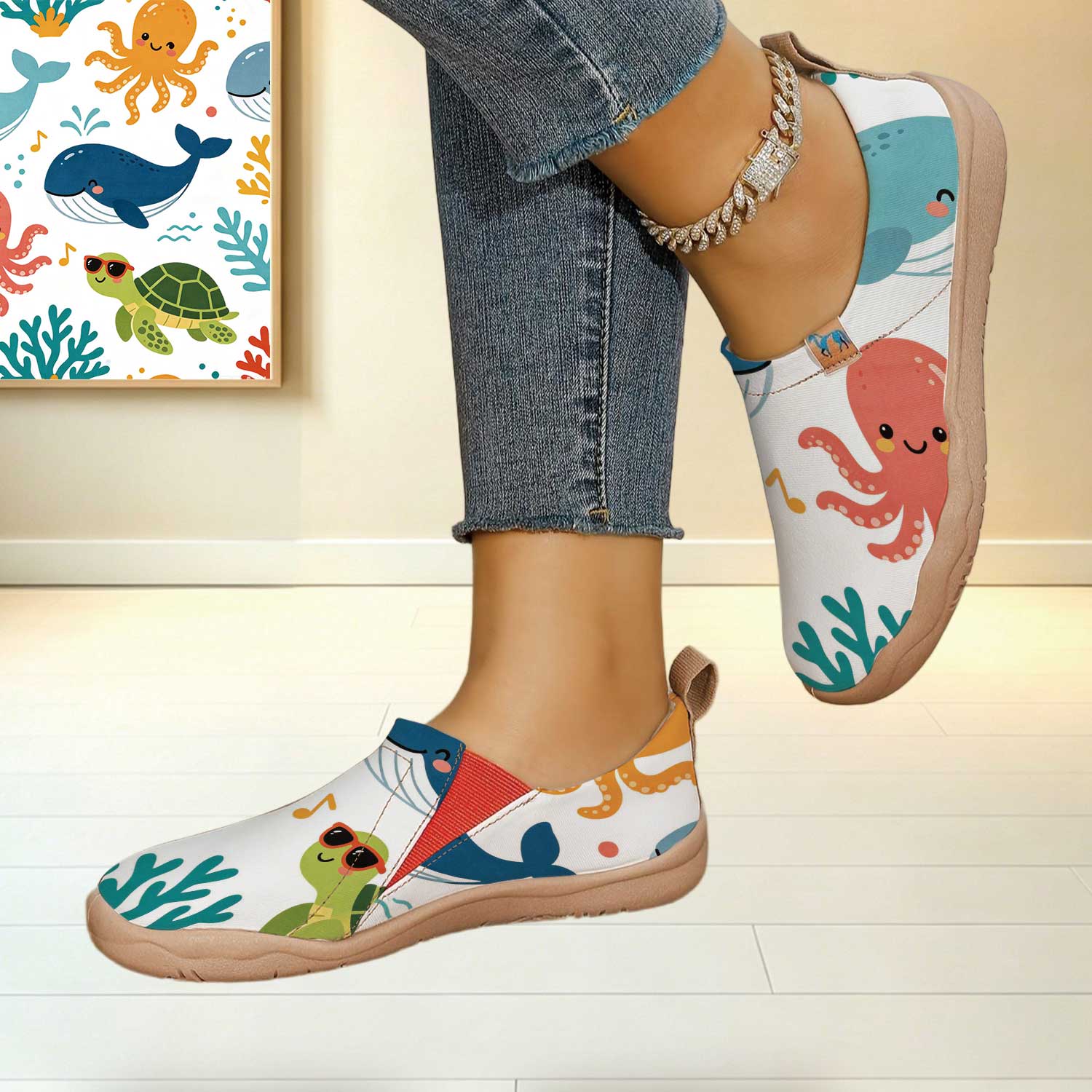 Women's Wide Toe Box Fun Carto - Women'S Shoes With Wide Toe Box ulasan dan harga