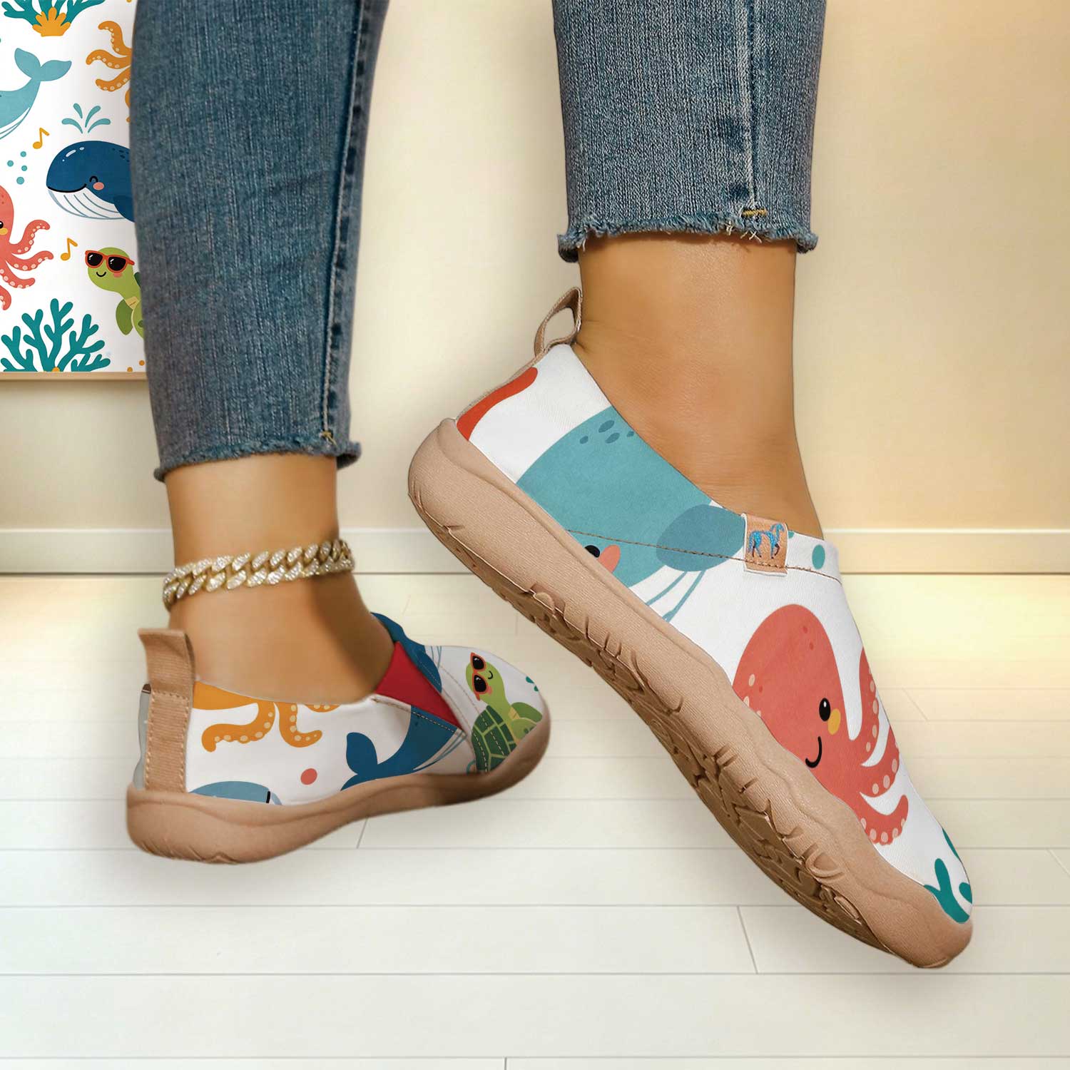 Women's Wide Toe Box Fun Carto - Women'S Shoes With Wide Toe Box ulasan dan harga