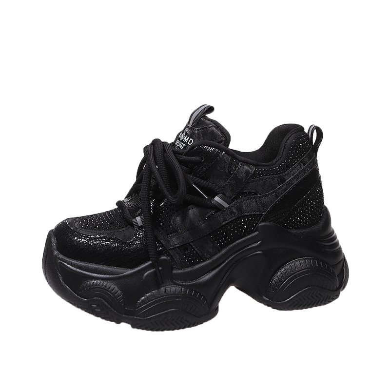 8CM Women Chunky Sneakers New  - Wedge Heeled Sneaker ulasan dan harga