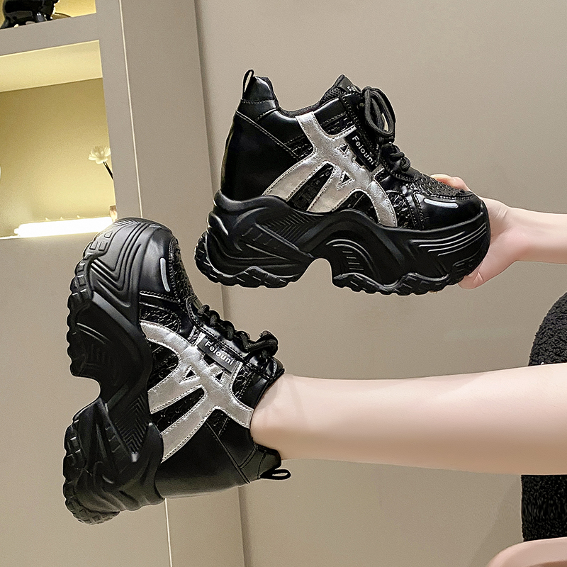 Women Autumn Breathable Chunky - Wedge Heeled Sneaker ulasan dan harga